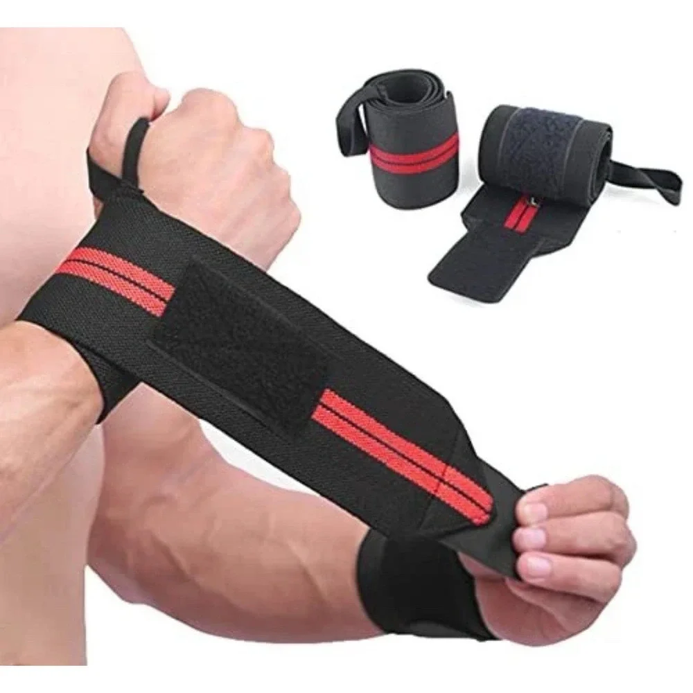 Brand New Weightlifting Wrist Wraps with Thumb Loops Wrist Support for Men Women